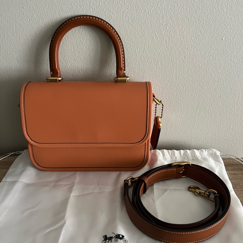 Coach Rogue Top Handle Multi Orange
